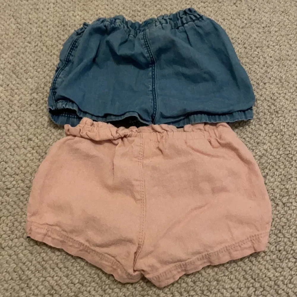 Old Navy Shorts Pink & Denim Bundle 6-12 Months 12M